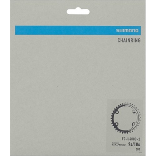 Zębatka przednia Shimano CUES FC-U6000-2 // 30T, B.C.D.: 80 mm
