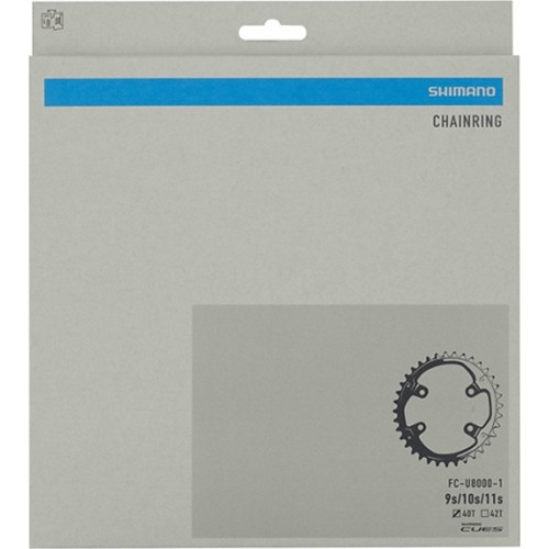 Przednia zębatka Shimano CUES FC-U8000-1 // 40T, B.C.D.: 110 mm