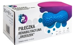 Raudonos spalvos masažo ritinėlis Reha Fund PILO-3018