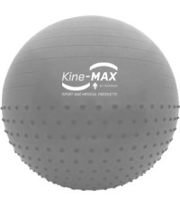 Srebrna piłka gimnastyczna Kine-MAX Ø 65 cm