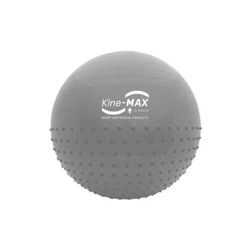 Sidabrinės spalvos mankštos kamuolys Kine-MAX Ø 65 cm