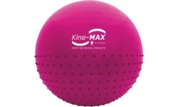 Rožinės spalvos mankštos kamuolys Kine-MAX Ø 65 cm