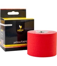 Raudonos spalvos kinezioteipas YellowTape