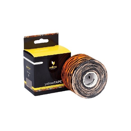 Raštuotas kinezioteipas YellowTape