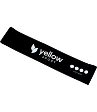 Czarna taśma treningowa pętla YellowLoop