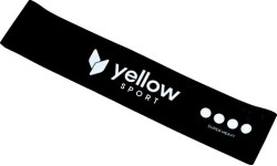 Czarna taśma treningowa pętla YellowLoop
