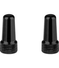 Rdzeń wentyla FV (Presta), aluminiowy, czarny (para)