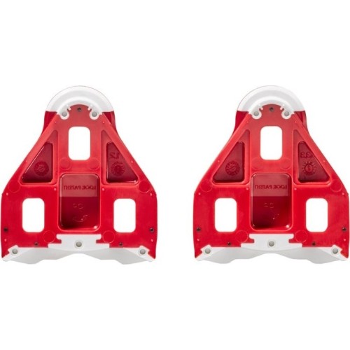 Plokštelės pedalams Look Delta Fitness grip red