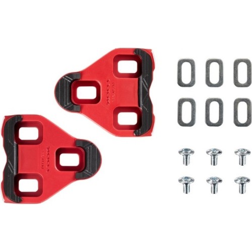 Plokštelės pedalams Look Delta Fitness grip red