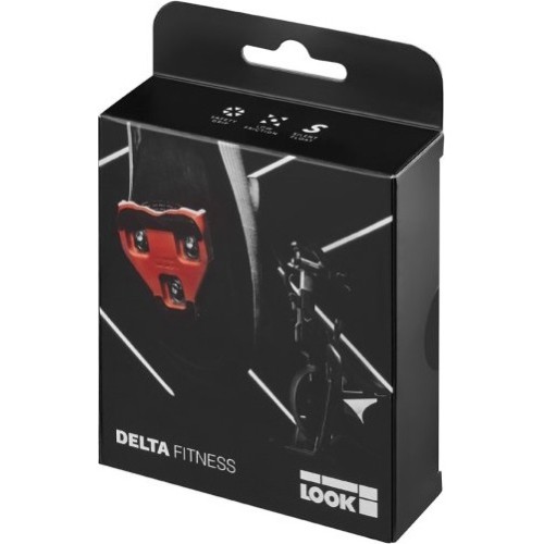 Plokštelės pedalams Look Delta Fitness grip red