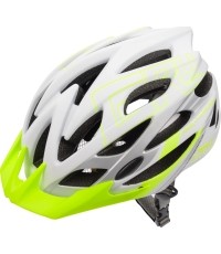 kask rowerowy gruver - Biały/Zielony