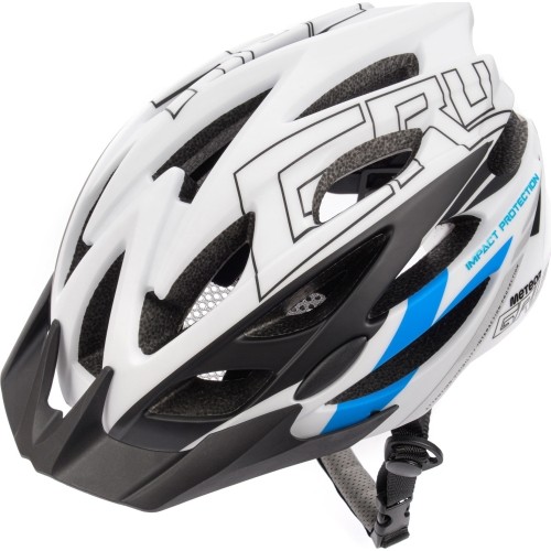 Kask rowerowy Gruver - Blue/black/white