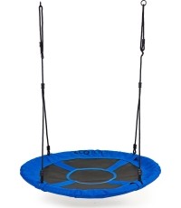 Huśtawka ogrodowa bocianie gniazdo 100 cm niebieska ECOTOYS