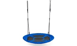 Huśtawka ogrodowa bocianie gniazdo 100 cm niebieska ECOTOYS