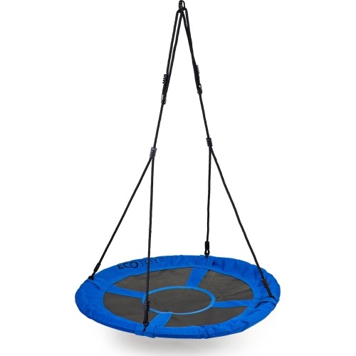 Huśtawka ogrodowa bocianie gniazdo 100cm niebieska ECOTOYS