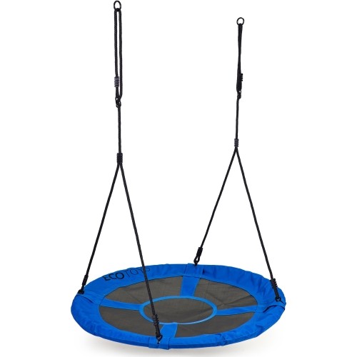 Huśtawka ogrodowa bocianie gniazdo 100cm niebieska ECOTOYS