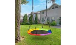 Huśtawka ogrodowa bocianie gniazdo 100cm kolorowa ECOTOYS