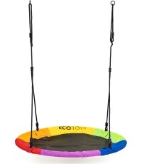 Huśtawka ogrodowa bocianie gniazdo 100cm kolorowa ECOTOYS