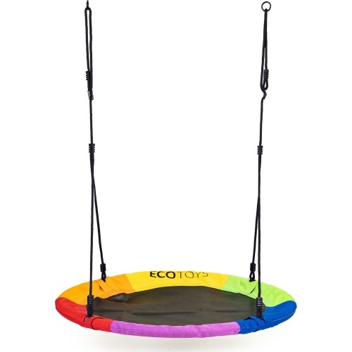 Huśtawka ogrodowa bocianie gniazdo 100cm kolorowa ECOTOYS
