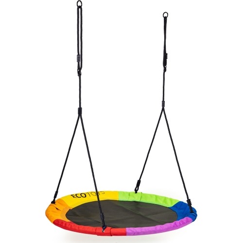 Huśtawka ogrodowa bocianie gniazdo 100cm kolorowa ECOTOYS