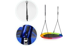 Huśtawka ogrodowa bocianie gniazdo 100cm kolorowa ECOTOYS