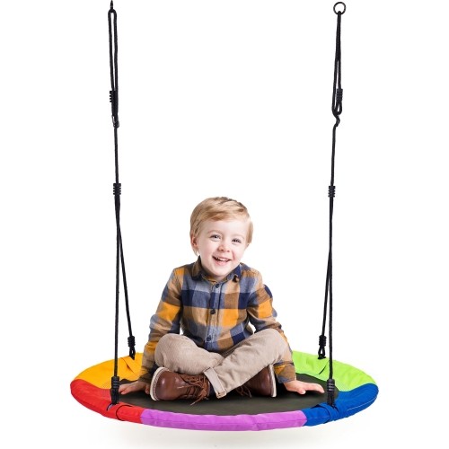 Huśtawka ogrodowa bocianie gniazdo 100cm kolorowa ECOTOYS