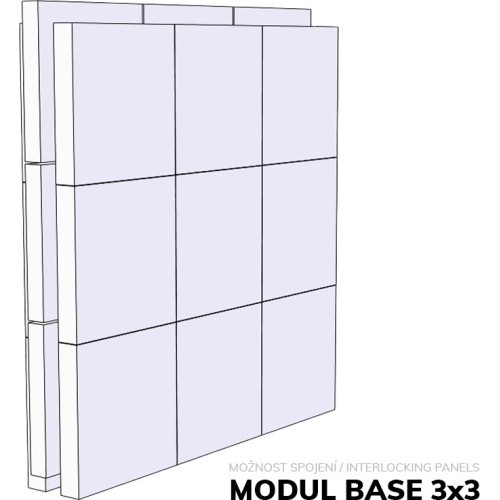 YATE YATEX Modul Base II 45x45x20 cm antracyt