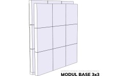 YATE YATEX Modul Base II 45x45x20 cm antracyt
