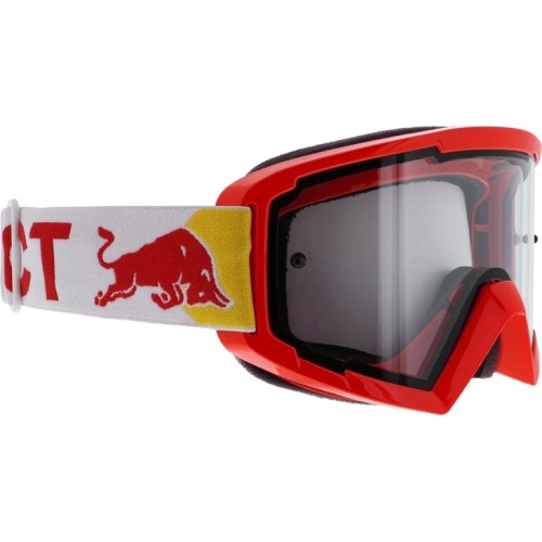 Motocross Goggles Red Bull Spect Whip, Red, Clear Lens