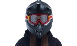 Motocross Goggles Red Bull Spect Whip, Red, Clear Lens
