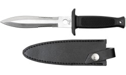 Nóż rzutka Fox Outdoor w skórzanym pokrowcu