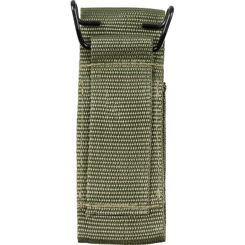 Etui na nóż, OD green, z pętlą i klipsem na pasek