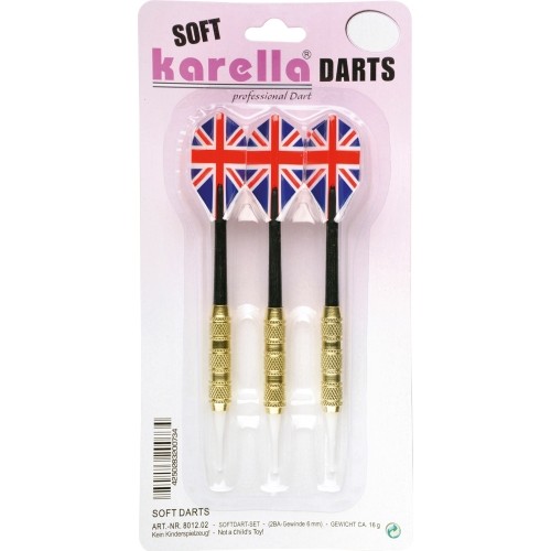 Rzutki soft tip Karella, 16 g, blister