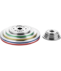 TOS kalibrowany stalowy talerz olimpijski HMS - 2,5kg