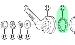 Łożysko piasty Shimano Nexus SG-3C40 // 3/16" x 14, 4,8 mm, 32 mm