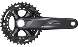 Mechanizm korbowy przedni Shimano Deore FC-M5100 // 175 mm, 36-26T // 2-speed