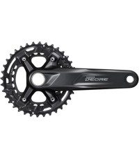Priekinis žvaigždžių blokas Shimano DEORE FC-M4100-B2 / 2x10 pav. / 36-26T / 175 mm