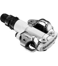 Pedalai Shimano M520 + plokštelės (balti)