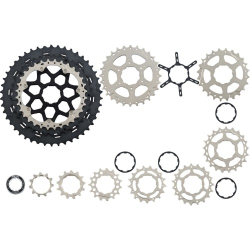 Galinis žvaigždžių blokas Shimano SLX M7000 11-42T 11 pavarų, kasetė