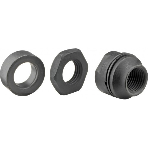 Stożek, podkładki i nakrętka do piasty Shimano FH-RM66 (lewy)
