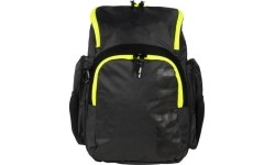 Plecak Spiky III Backpack 35, ciemnoszary / neonowy żółty
