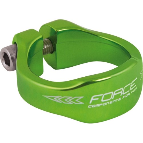 Obejma sztycy FORCE 31,8mm (aluminiowa, zielona)