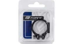 Balnelio stovo užveržimas FORCE Logo 31.8 mm aliuminis (juodas)