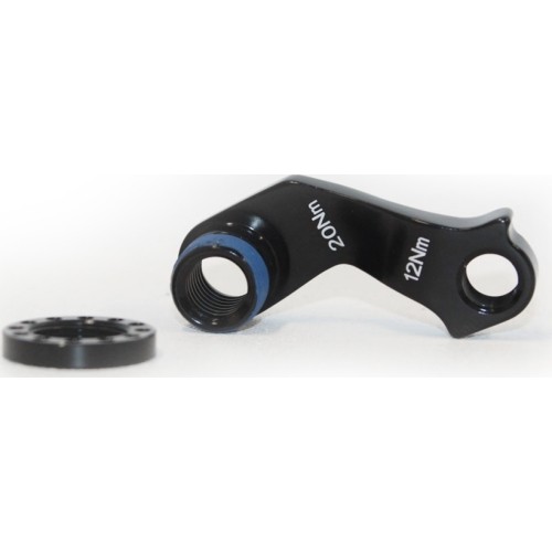 Hak przerzutki tylnej KTM oś 12mm, wygięty