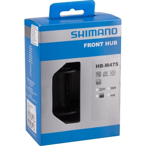 Piasta przednia Shimano HBT3000 V-brake 32H z zaciskiem szybkomocującym (czarna)