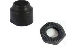 Nakrętka i stożek Shimano FH-RM35 (lewy)