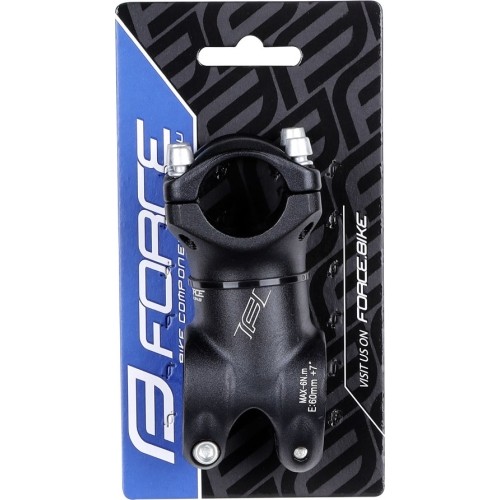 Wspornik kierownicy FORCE S4.6 25,4/60mm (czarny)