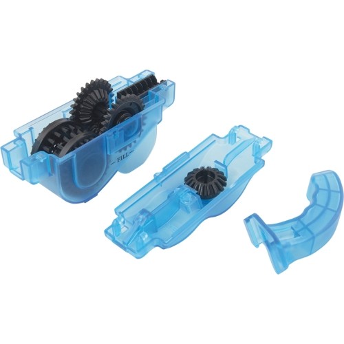 Myjka do łańcucha FORCE ECO, plastikowa, niebieska, z uchwytem