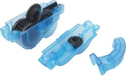 Myjka do łańcucha FORCE ECO, plastikowa, niebieska, z uchwytem