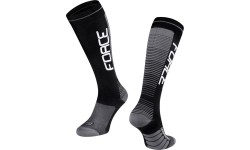 Kojinės FORCE COMPRESS, (juoda/pilka) S-M 36-41